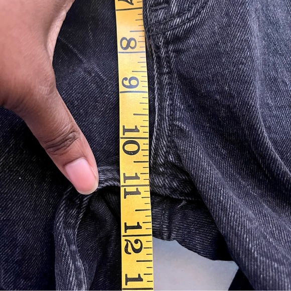 Abercrombie & Fitch Black The Mom High Rise Curve Love Jeans - Picture 13 of 14